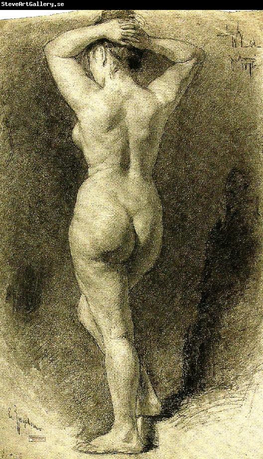 Ernst Josephson a model who would have considered unduly fat a few decades earlier was now permitted to be the subject of artistic study